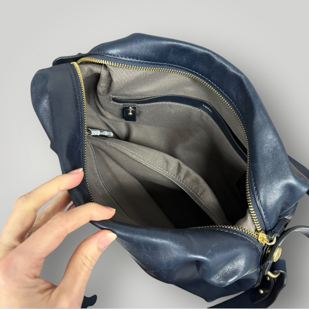SKAGEN Navy Blue Leather Bag Crossbody‎ - Picture 11 of 12